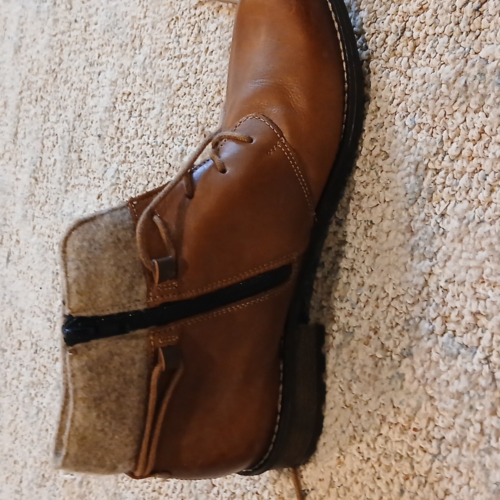 Brown leather Remonte ankle boot Size 39 - Picture 5 of 7